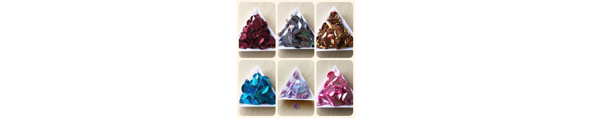 paillettes feuille 
