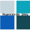 nuances de bleu