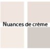 nuances de crème
