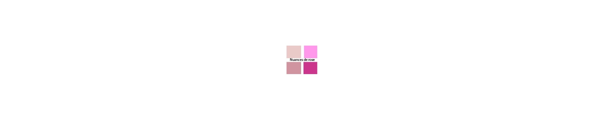 nuances de rose