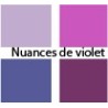 nuances de violet