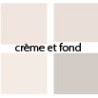 crème et fond