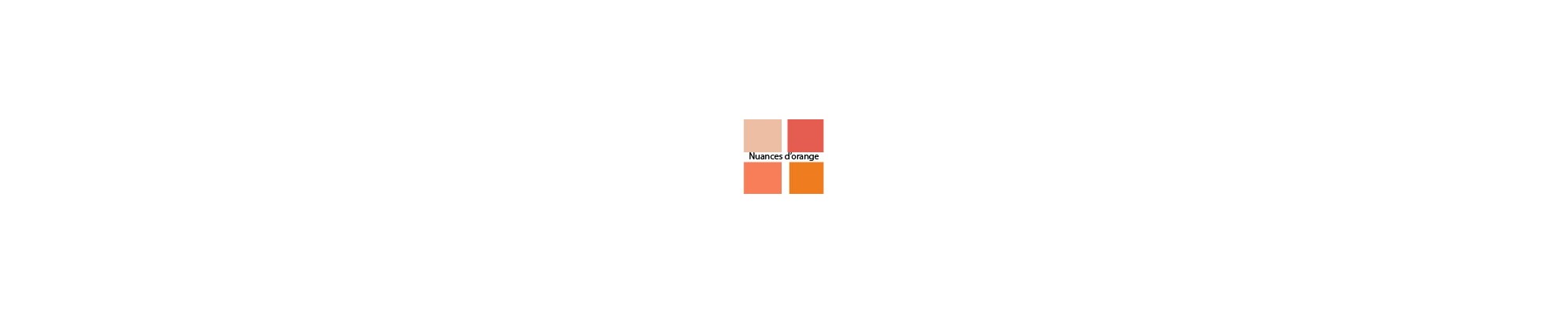 nuances d'orange
