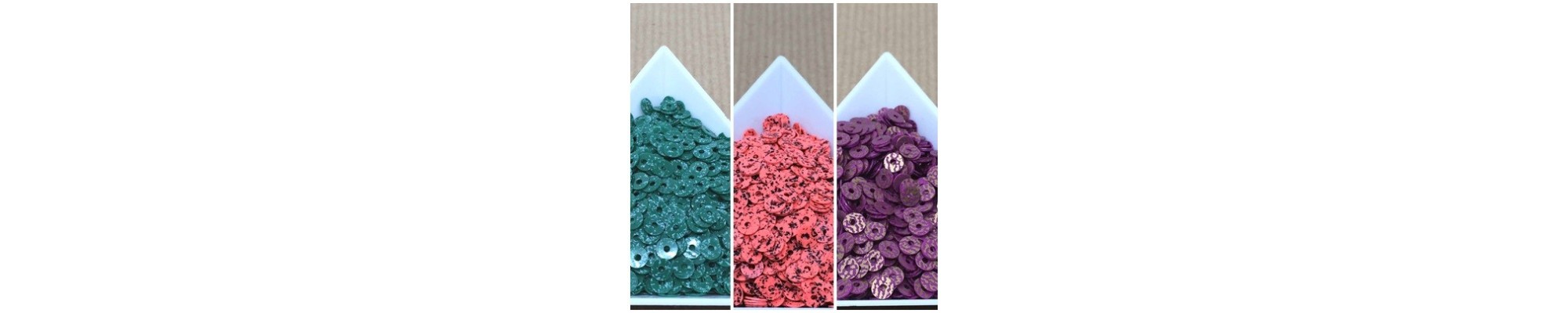 paillettes tâchetées