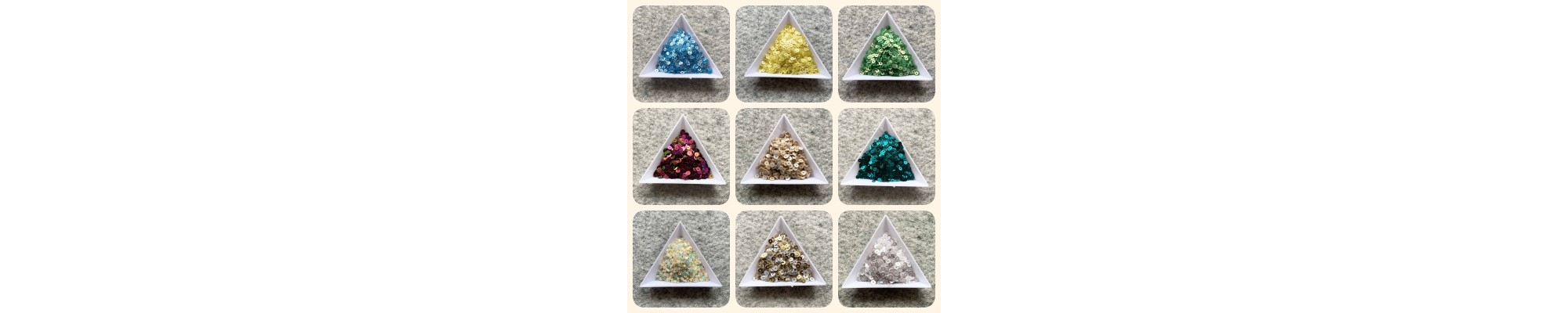 paillettes en vrac