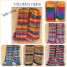 chaussettes tricotées main