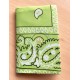 carnet de notes bandana vert printemps