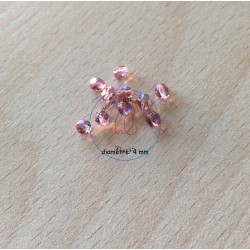 Sachet de perles à facettes irisées roseline